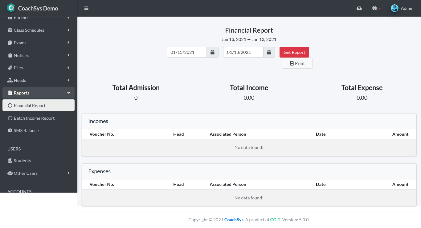 Financial Report